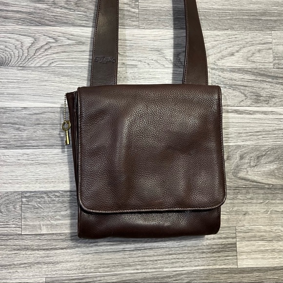 Fossil brown crossbody bag - Picture 2 of 9